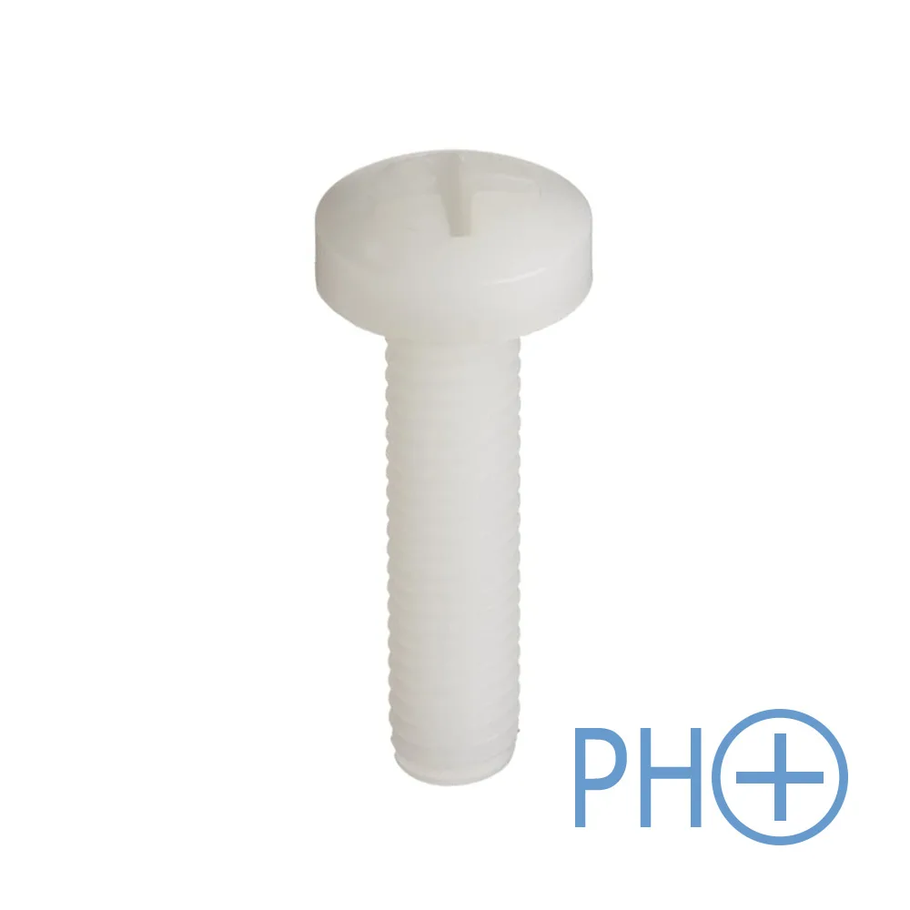 Tornillo cabeza cilíndrica bombeada Philips PA - DIN 7985 H - M5x25mm - PH2 - Natural