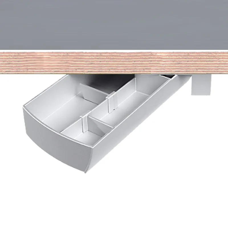 Cajón giratorio 90° bajo escritorio