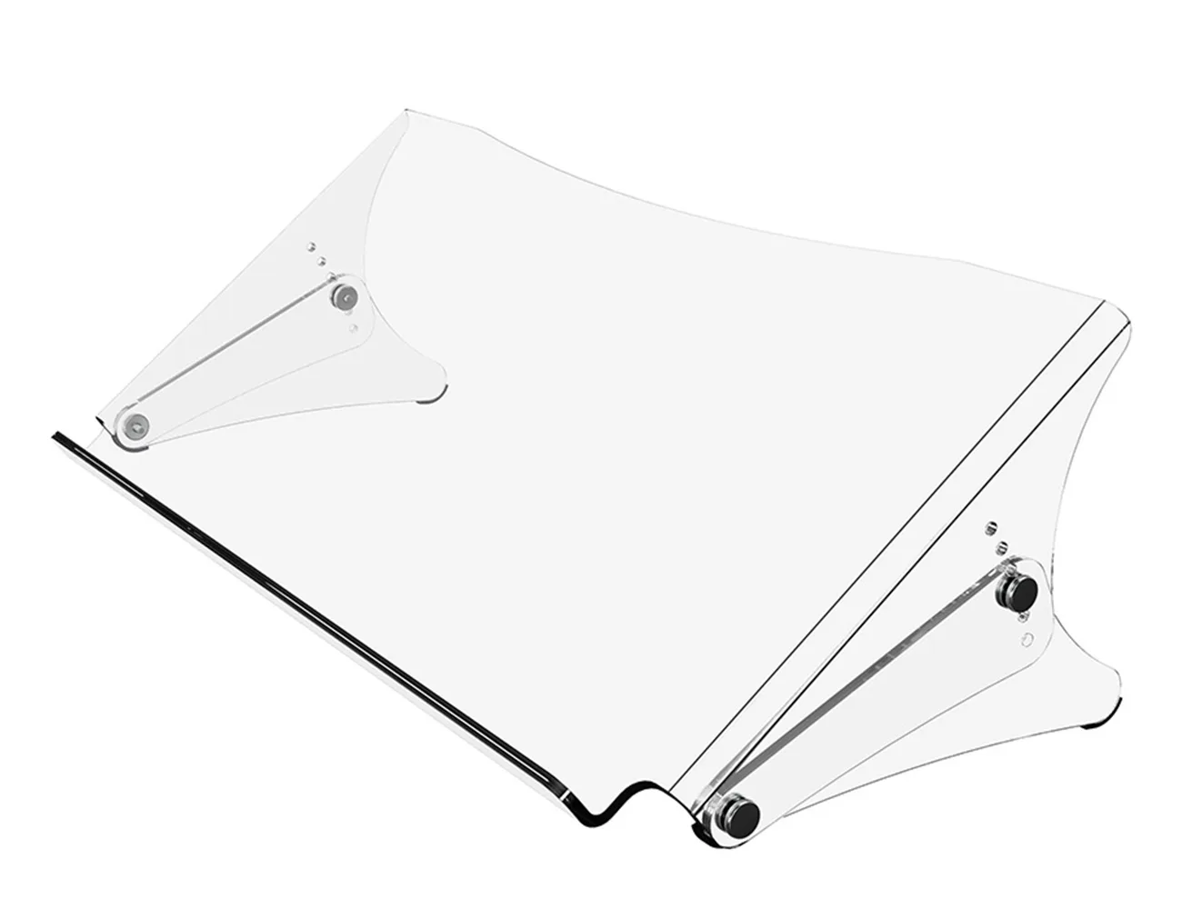 Portadocumentos ajustable - acrílico - transparente – Ergonomía para puestos de trabajo