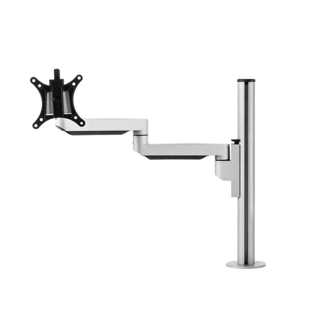 Soporte de monitor Galaxy - set: poste con brazos estáticos - 1 pantalla