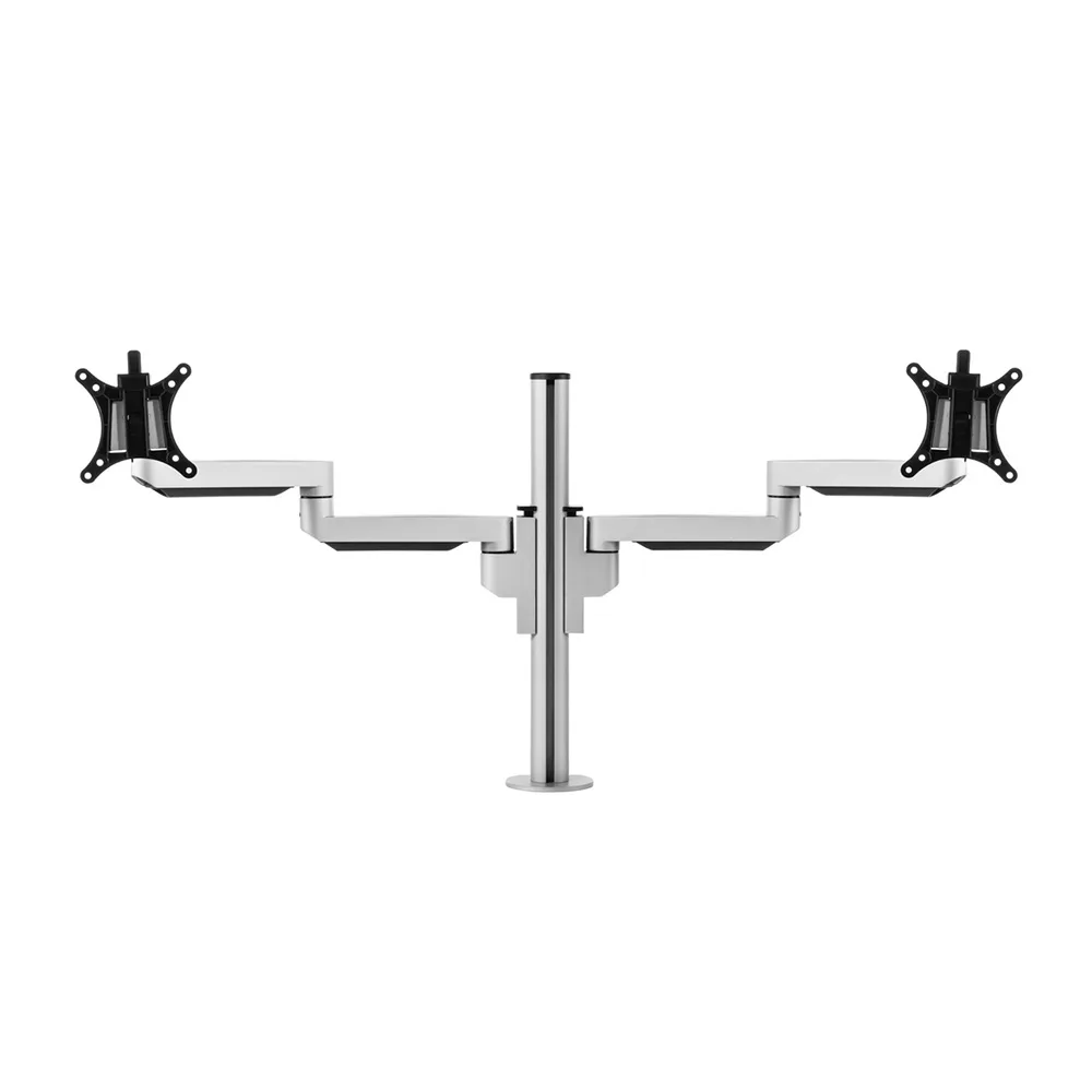 Brazo para monitor Galaxy – SET: poste con brazos estáticos – 2 pantallas