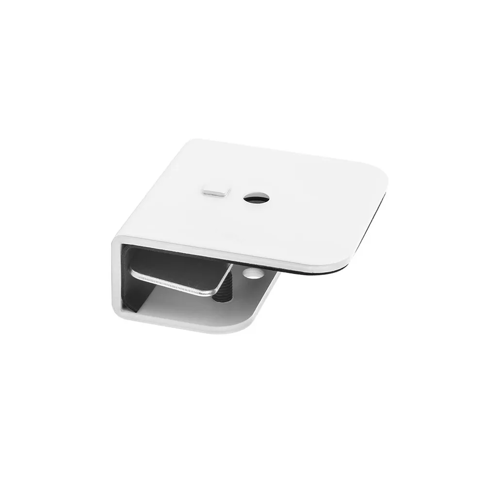 Abrazadera de borde para tablero deslizante - Al - Aluminio - para brazo soporte de monitor Galaxy - Blanco imagen 2