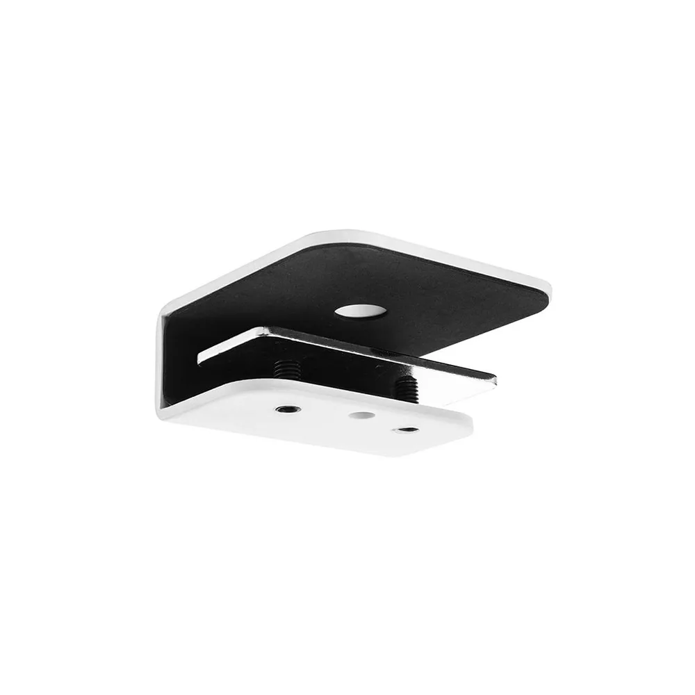 Abrazadera de borde para tablero deslizante - Al - Aluminio - para brazo soporte de monitor Galaxy - Blanco imagen 3