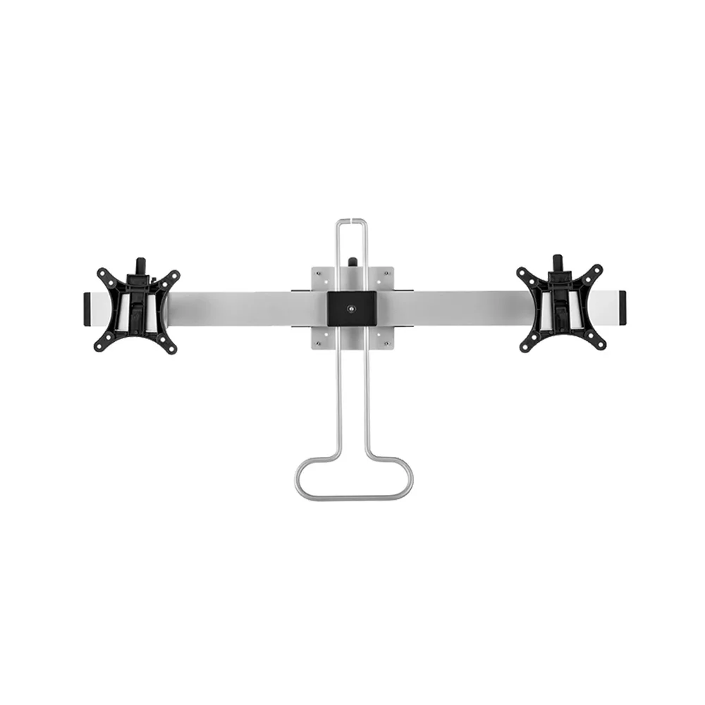 Barra transversal ajustable quick release Vesa - Al - Aluminio - para brazo de monitor Galaxy - Negro imagen 2
