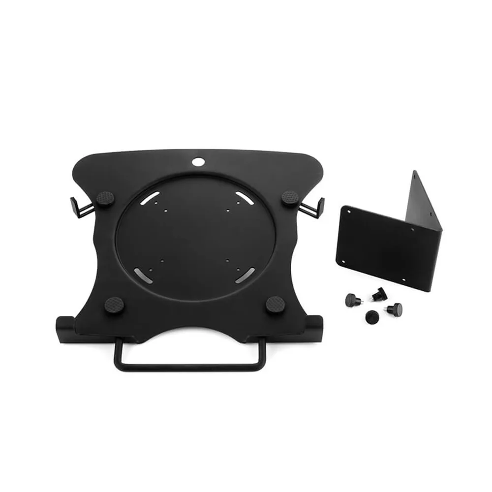 Soporte para notebook con asa - Al - Aluminio - para brazo para monitor Galaxy - Negro