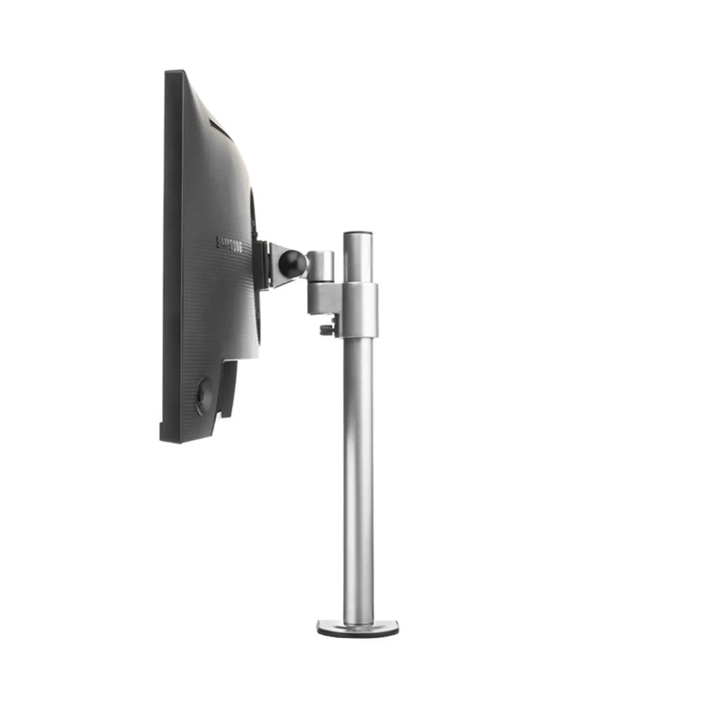 Brazo soporte de monitor B-Sky Eco3 soporte corto unilateral - St - Acero - mordaza de borde de tablero y pasacables - 1 pantalla - Negro imagen 2