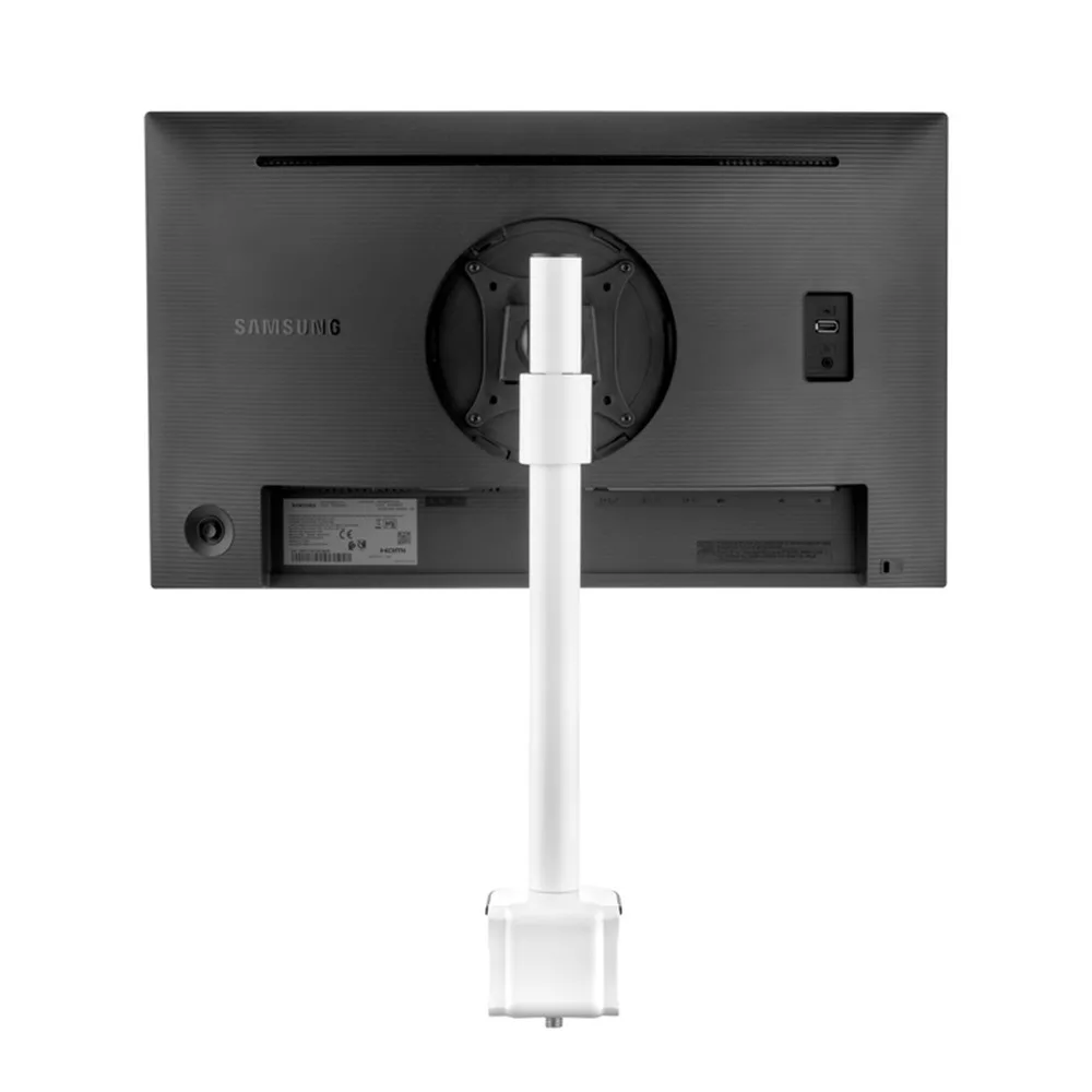 Brazo soporte de monitor B-Sky Eco3 soporte corto unilateral - St - Acero - mordaza de borde de tablero y pasacables - 1 pantalla - Negro imagen 3