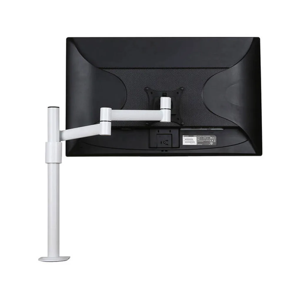 Soporte de monitor B-Sky Eco3 poste con brazos estáticos - Al - Aluminio - mordaza de borde de mesa y pasacables - 1 pantalla - Negro imagen 3