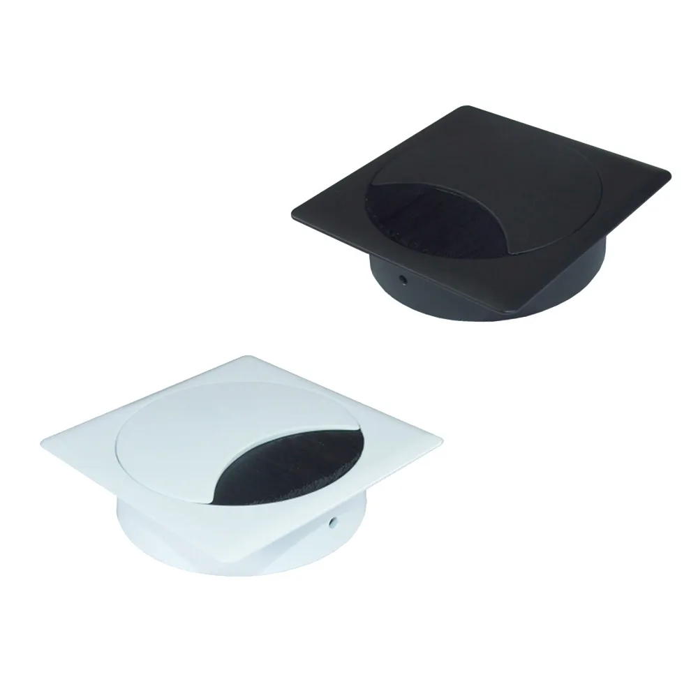 Pasacables de aleación – 2 piezas – cuadrado