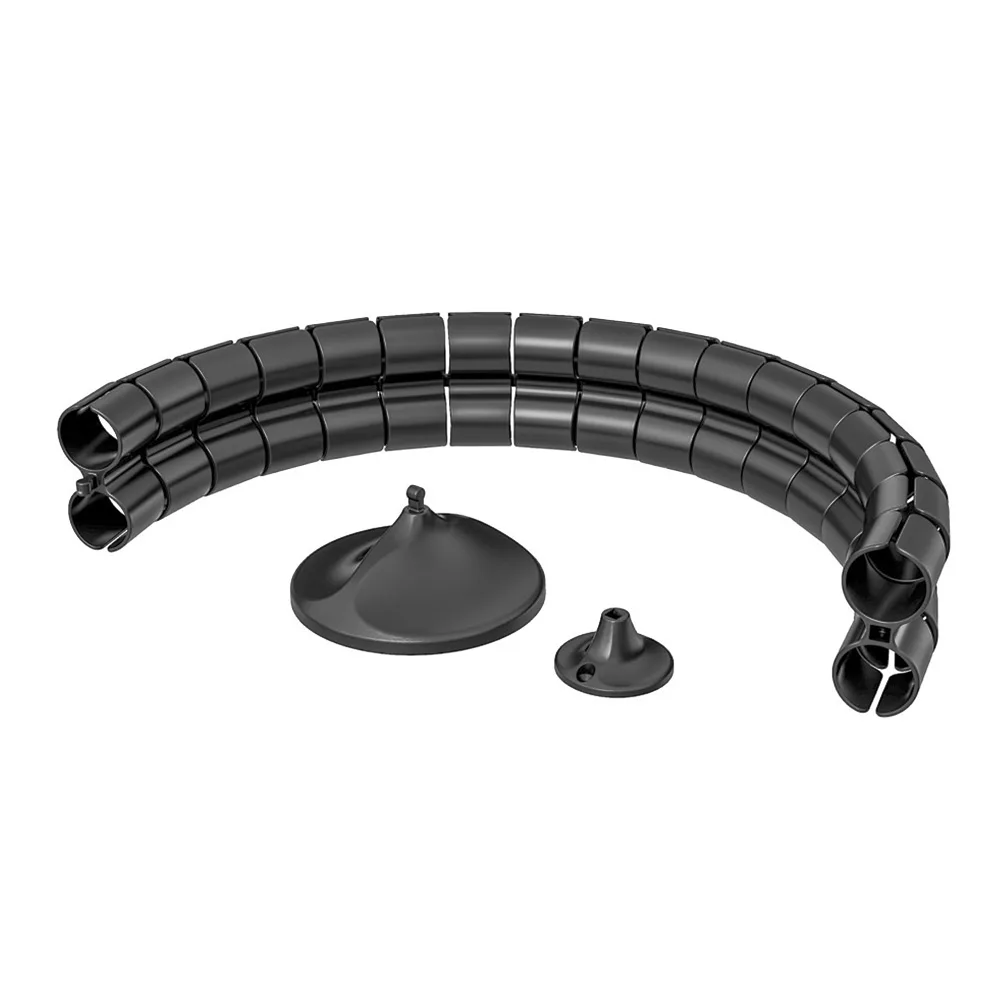 Columna pasacables modelo '8' L=1188mm - PP - 27 segmentos - Negro