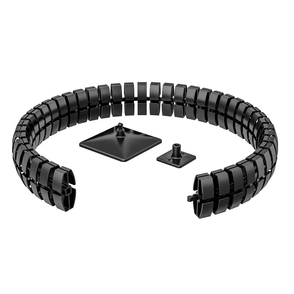 Canaleta flexible modelo Konvex 754mm PP - 26 segmentos - Negro imagen 2