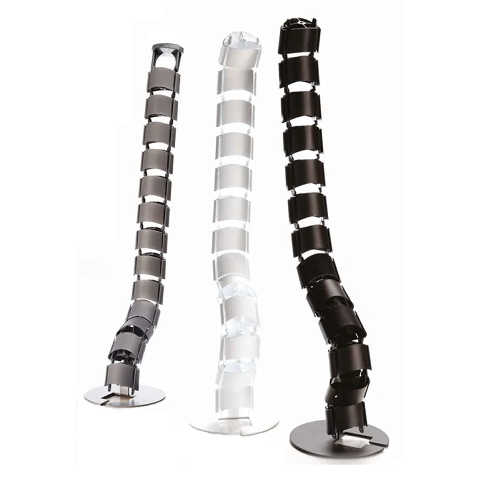 Columna vertebral pasacables modelo Spine 765mm PP - 15 segmentos - Blanco imagen 2