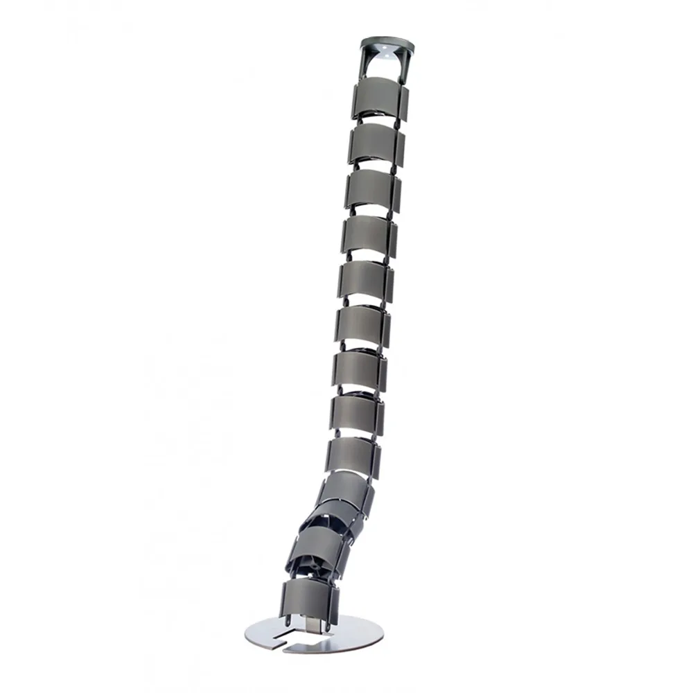 Columna vertebral pasacables modelo Spine 765mm PP - 15 segmentos - Blanco