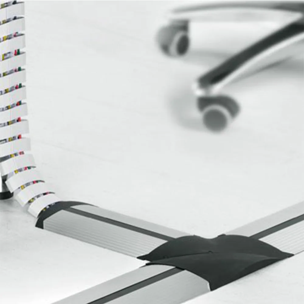 Pasacables de suelo Evoline® Bridge - aluminio