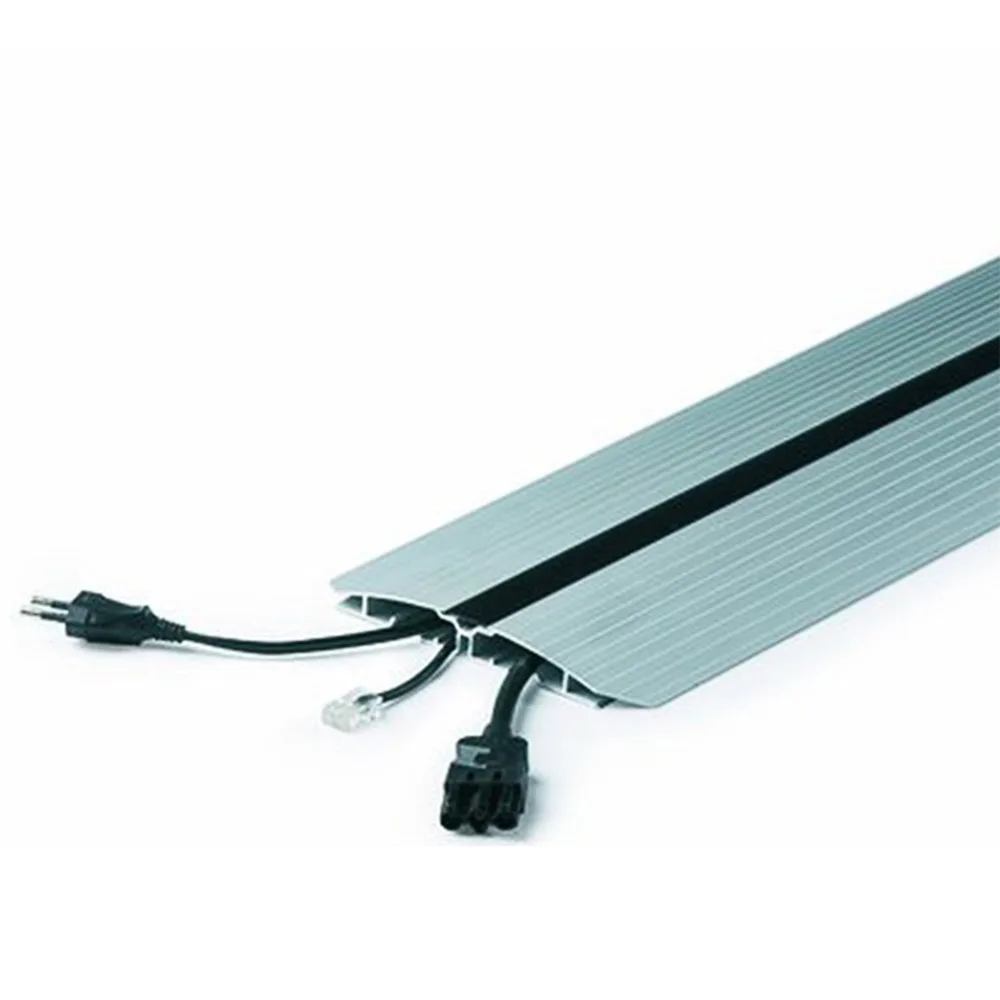 Pasacables de suelo Evoline® Bridge - aluminio