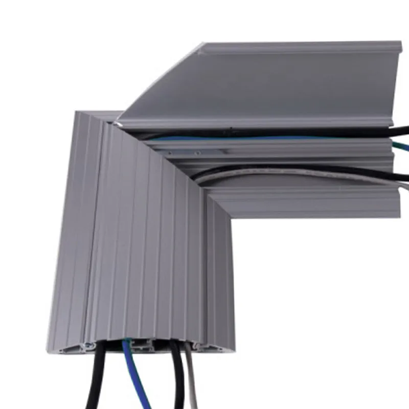 Canaleta de suelo – aluminio – pieza de esquina 90° plana