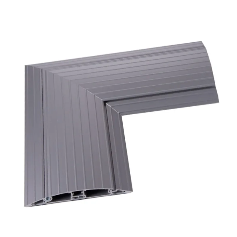 Canaleta de suelo – aluminio – pieza de esquina 90° plana