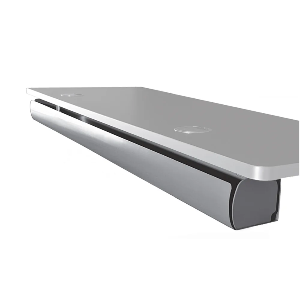 Bandeja portacables para escritorio bajo tablero modelo 'Turn' St - Acero 490mm - Blanco imagen 2