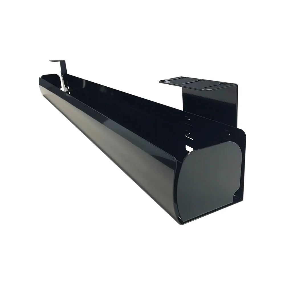 Bandeja portacables para escritorio bajo tablero modelo 'Turn' St - Acero 490mm - Blanco imagen 4