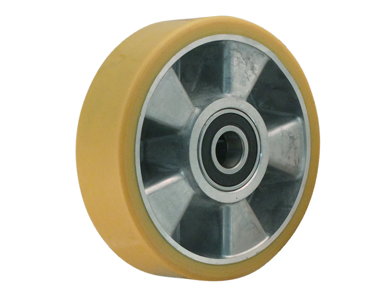 Rueda de carga pesada PU - Llanta de aluminio - carga max. 800kg – Ruedas