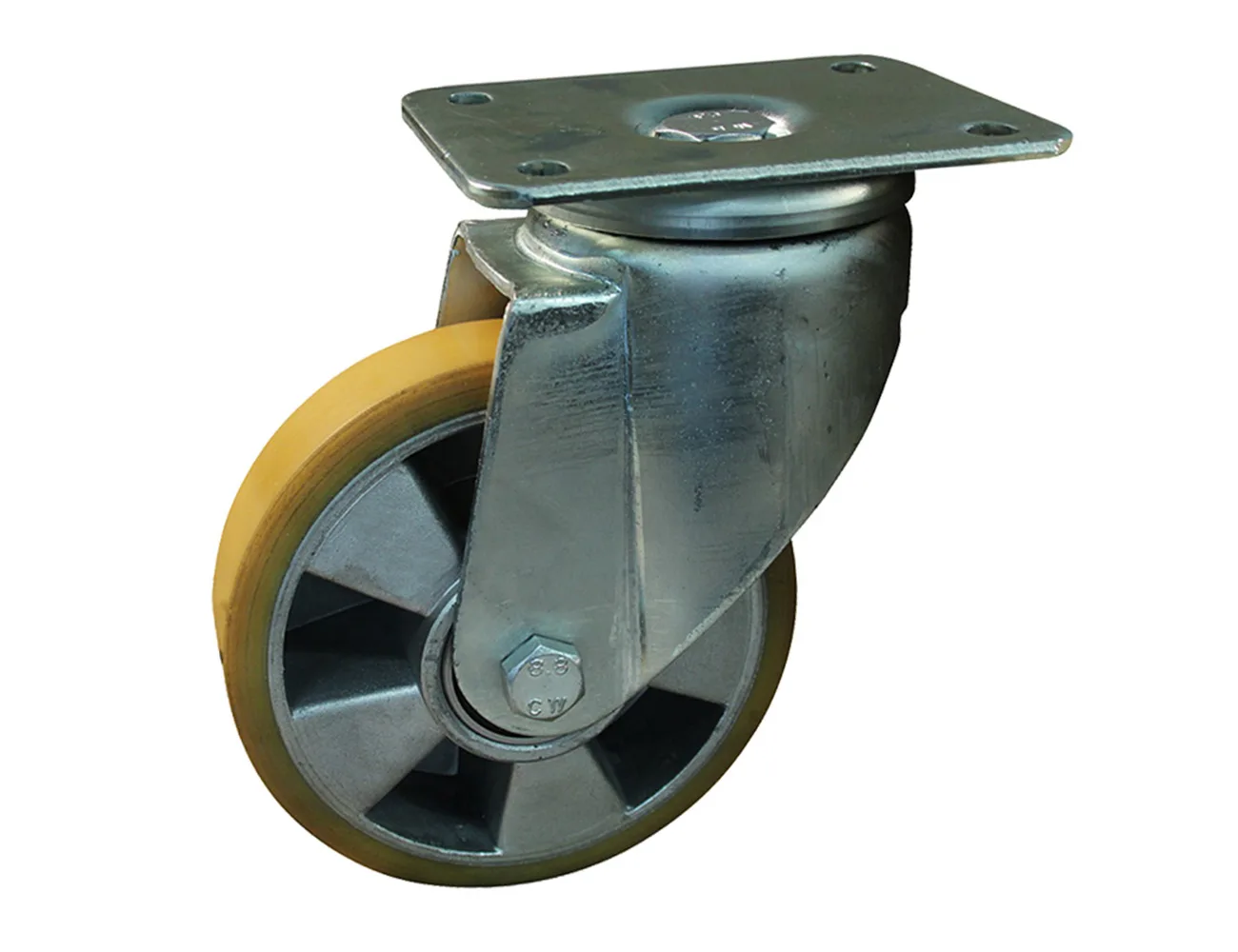 Rueda de carga pesada PU giratoria- Llanta de aluminio – Rueda de carga pesada PU - Llanta de aluminio - carga max. 800kg