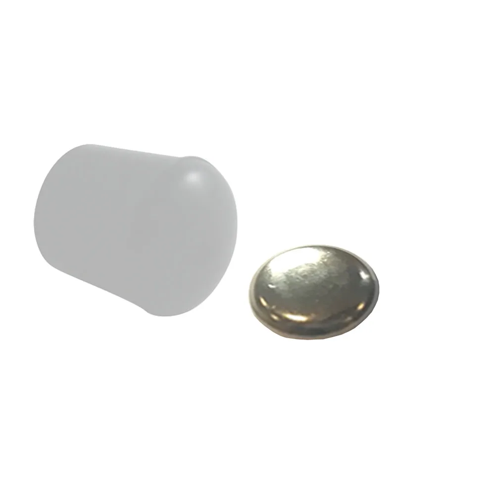 Chapa de acero Ø22mm - 2mm de espesor - incrustación de base para tapones envolventes - Acero imagen 2
