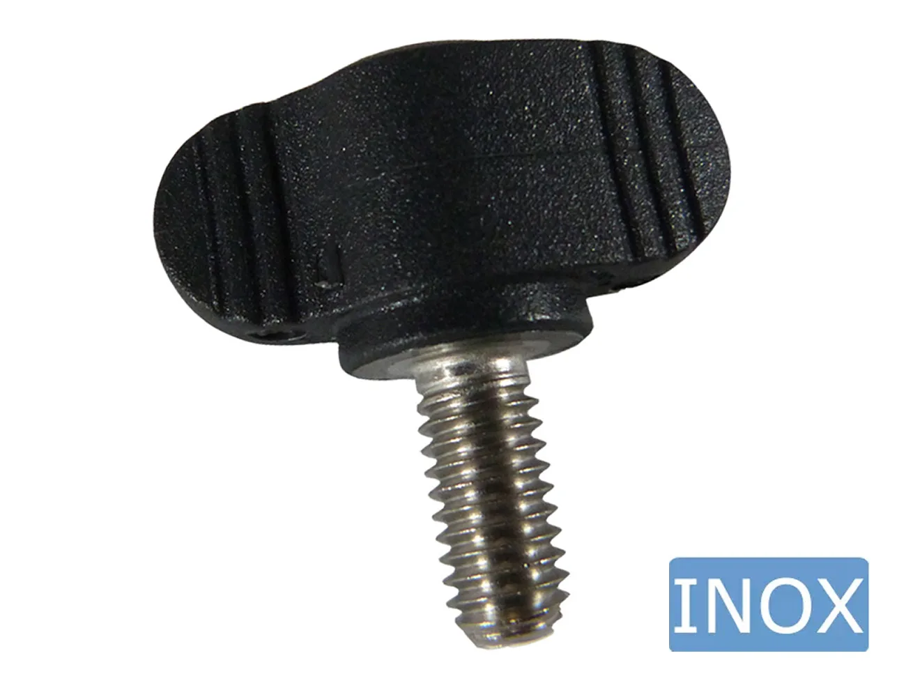 Tuerca de mariposa Modelo 4 – PA – rosca macho en acero inoxidable A2 – Tuercas y tornillos mariposa