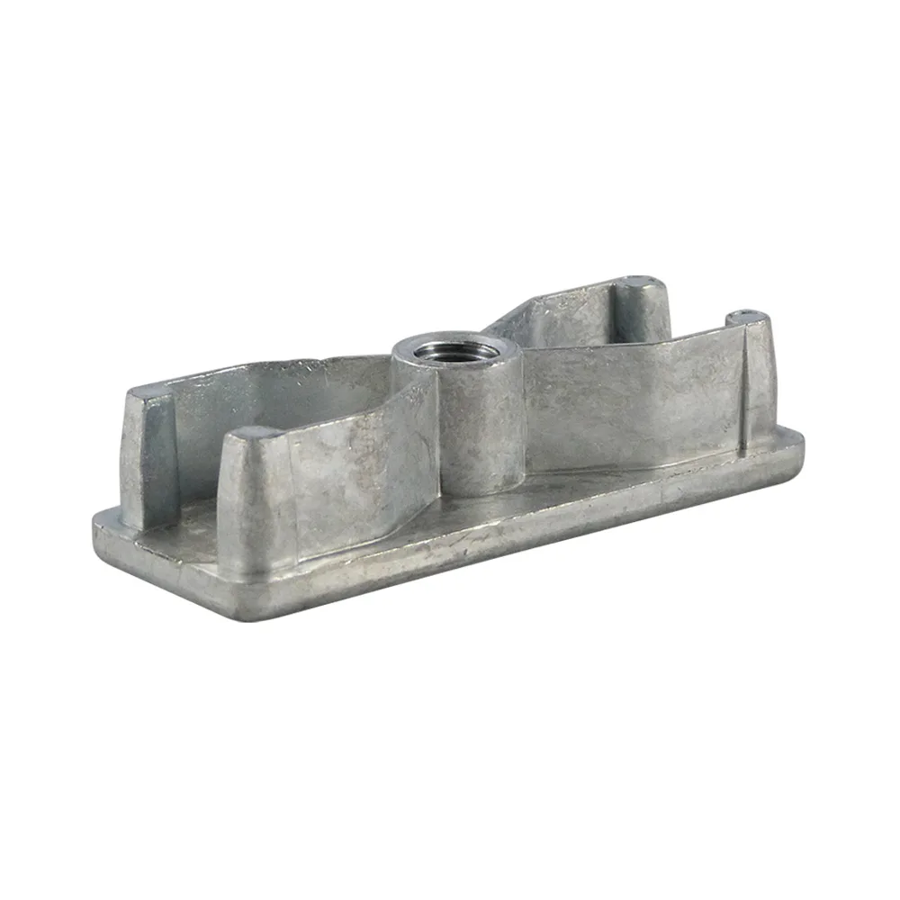 Contera rectangular de zinc inyectado