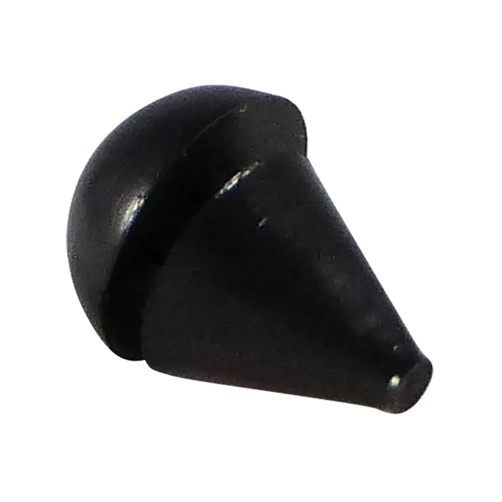 Tope encastrable PVC-P Ø12x6.0x1.0mm - Negro imagen 2