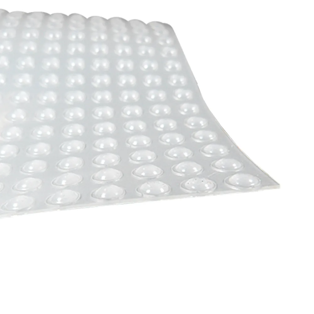 Topes adhesivos redondos antideslizantes PU Ø10.1x3.0mm - 288 piezas por hoja - Negro imagen 4