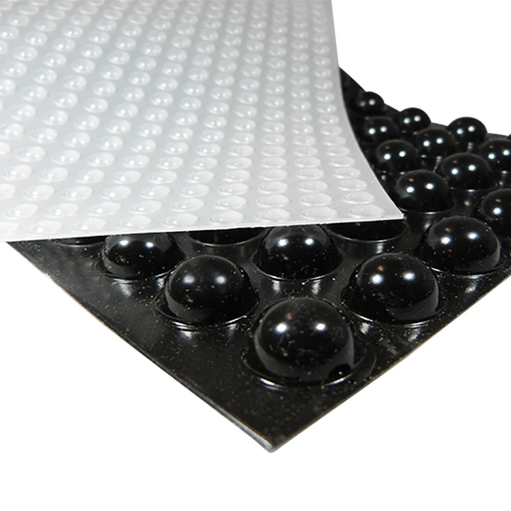 Topes adhesivos redondos antideslizantes PU Ø10.1x3.0mm - 288 piezas por hoja - Negro imagen 5