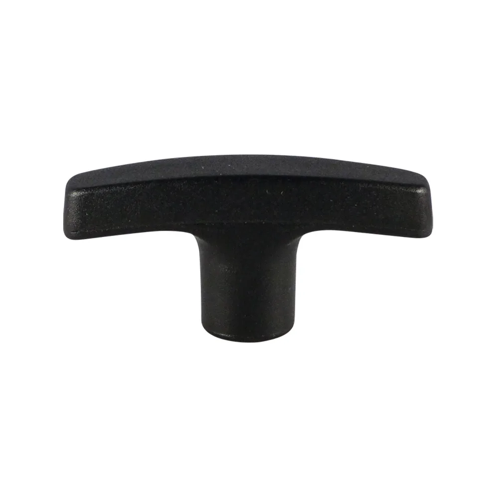 Empuñadura en T PA-GF 72mm - casquillo roscado - M10 - Negro