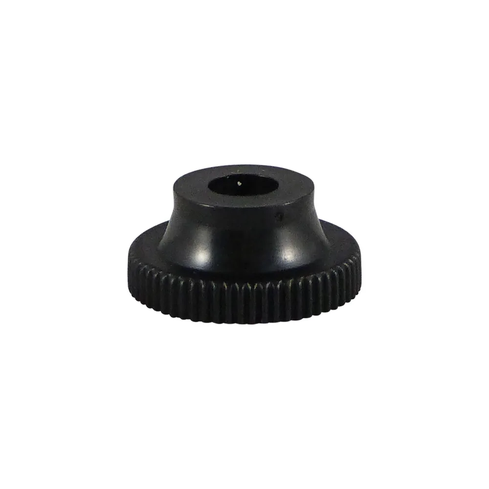 Tuerca moleteada PA Ø20 - rosca pasante M4 - Negro imagen 2