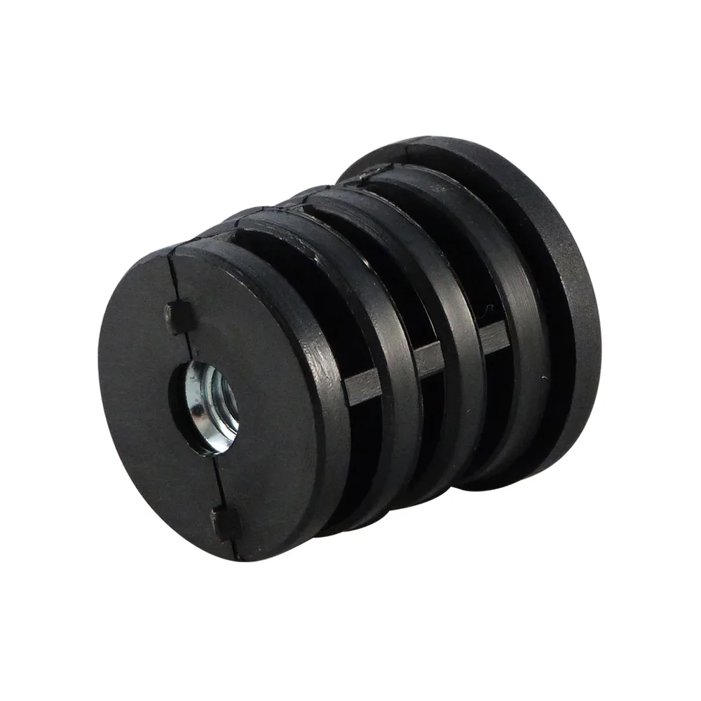 Contera conectora redonda expansible con valona PA Ø25mm - 2.0mm sin tuerca - M10 - Negro imagen 2