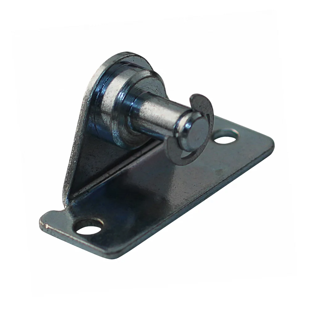 Soporte angular con perno y anillo de seguridad