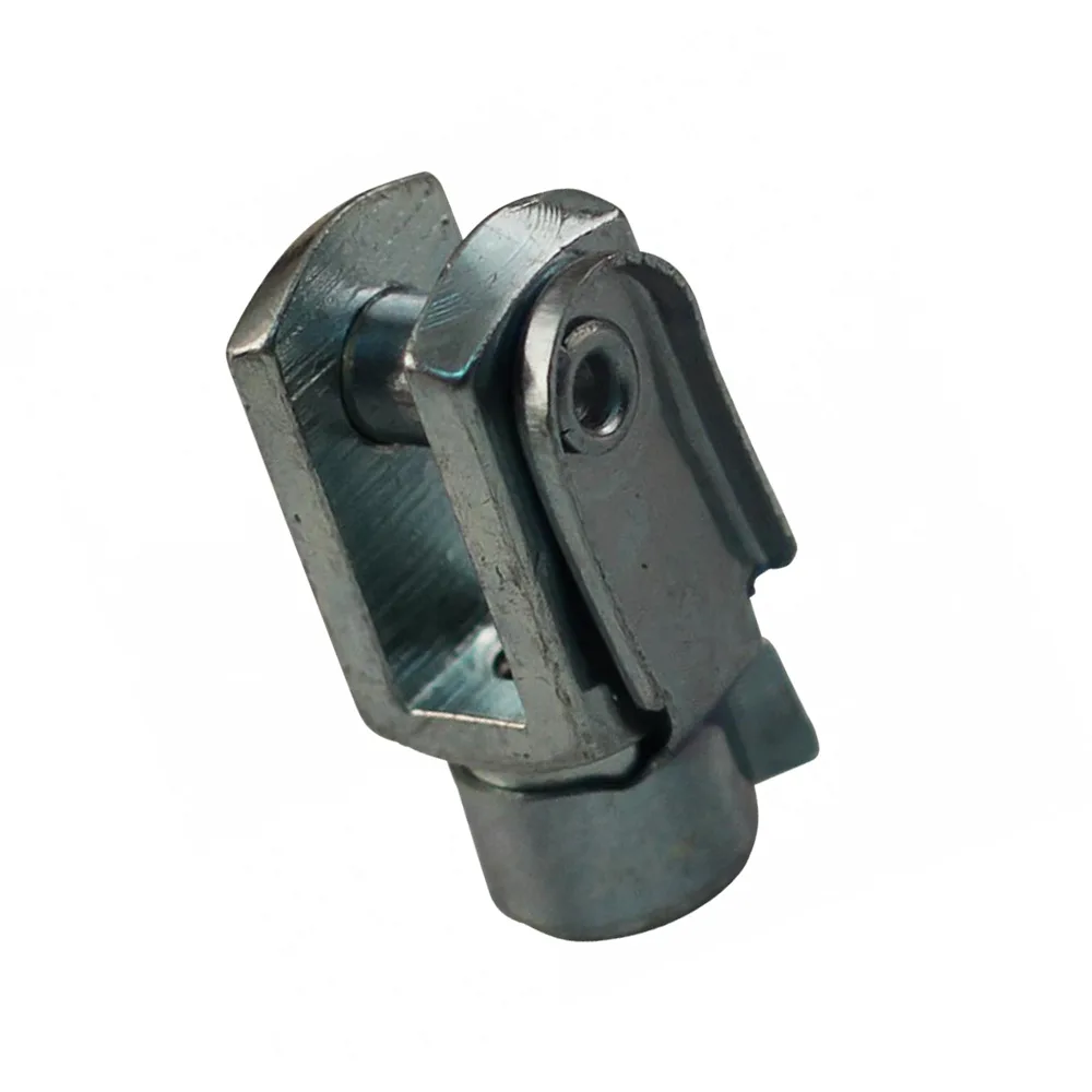 Horquilla con clip de seguridad Ø8mm - M8 - A=32mm - St - Acero galvanizado