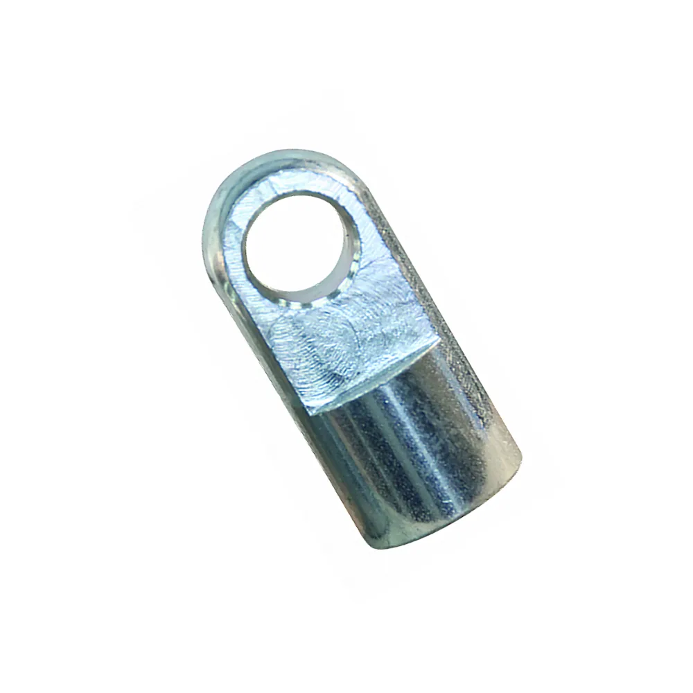Rótula de ojo con clip de seguridad Ø6mm - M5 - A=16mm - AU16 - Acero galvanizado