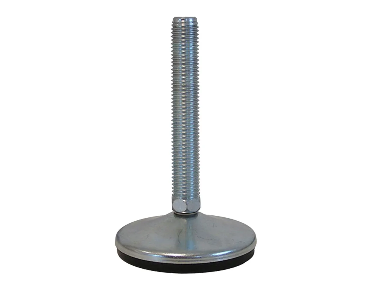 Pie nivelador de acero galvanizado - base NBR vulcanizada – Pies niveladores - acero
