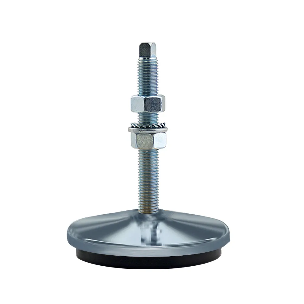 Pie de máquina antivibración sin husillo Ø104x121 - M14 - Galvanizado - St - Acero imagen 2