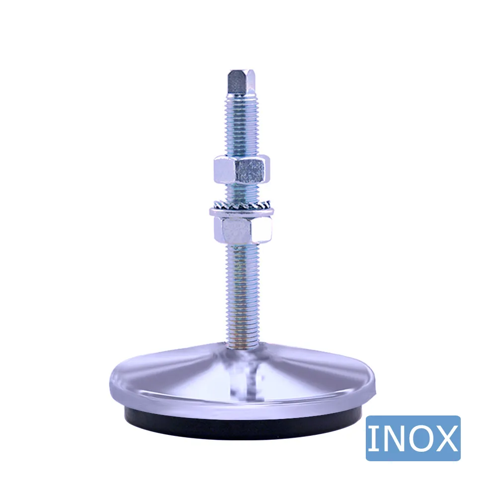 Pie de máquina antivibración sin husillo Ø160x135mm - M20 - Acero inoxidable A2 (AISI 304)