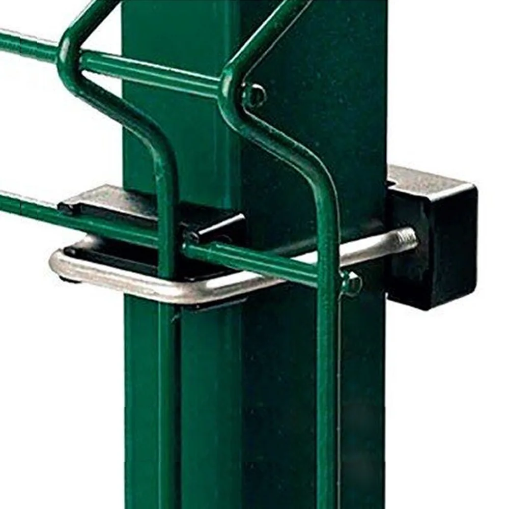 Estribo de fijación modelo 3 - 60x40mm - Acero inoxidable A2 (AISI 304) - M6 - Negro intenso imagen 3