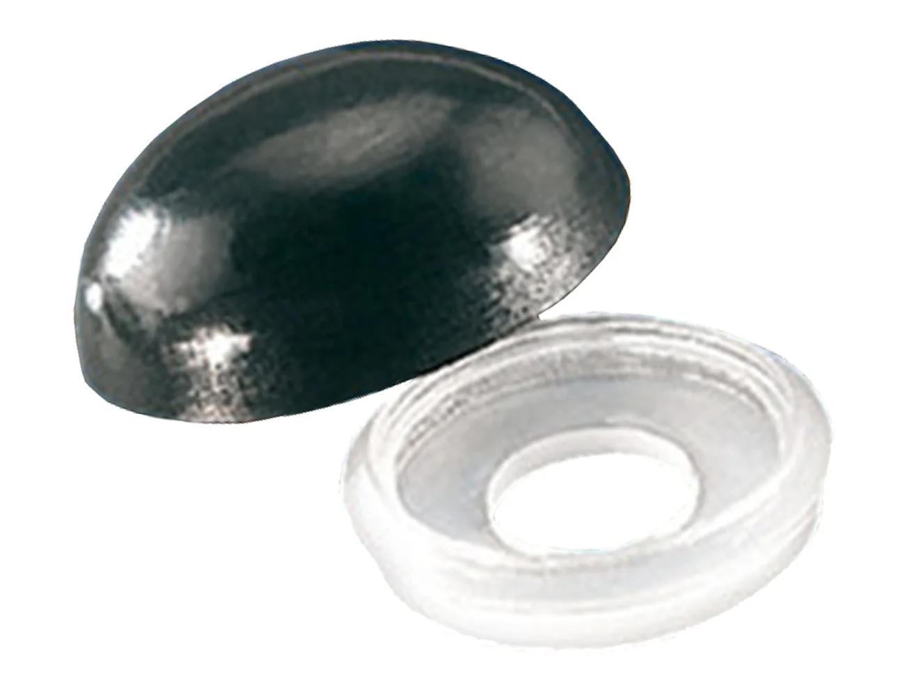 Tapón para tornillos - 2 piezas - abombado liso – Tapones para tornillos - 2 piezas