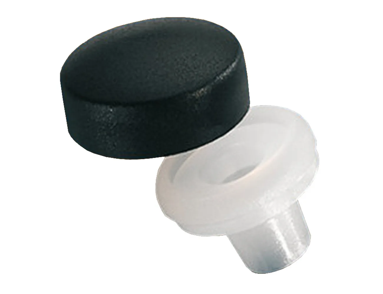 Tapón para tornillos - 2 piezas - cilíndricos - con casquillo – Tapones para tornillos - 2 piezas