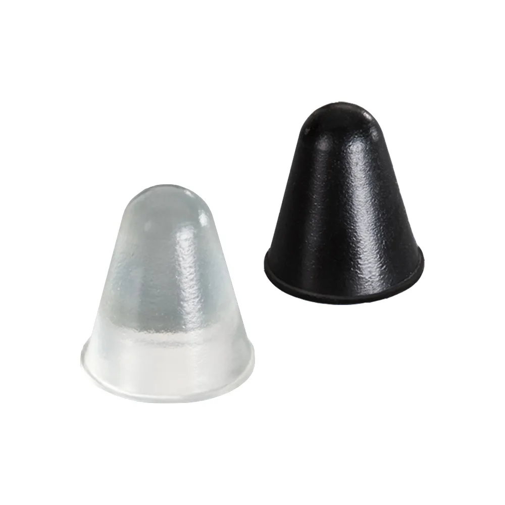 Topes adhesivos cónicos antideslizantes PU Ø16.6x16.6mm - 128 piezas por hoja - Negro imagen 2
