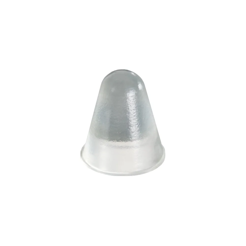 Topes adhesivos cónicos antideslizantes PU Ø16.6x16.6mm - 128 piezas por hoja - Negro