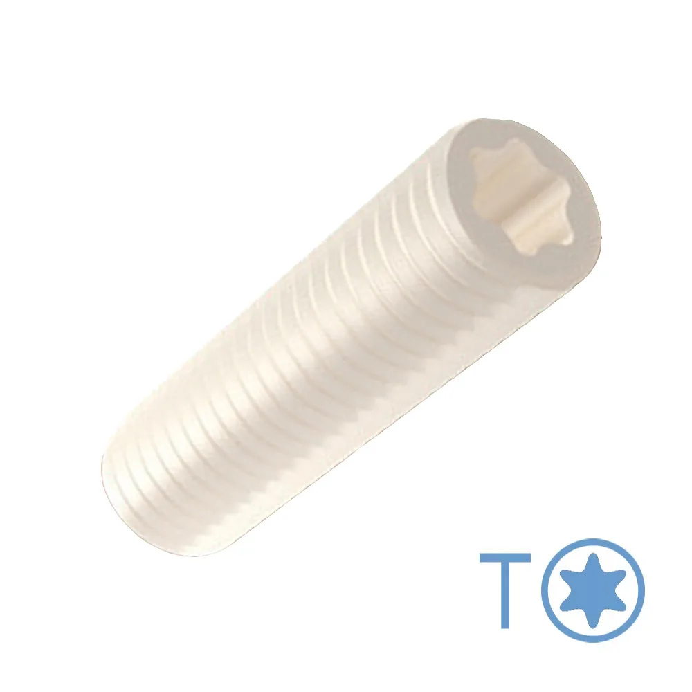Tornillo prisionero Torx PA - DIN 913 - M12x50mm - Natural