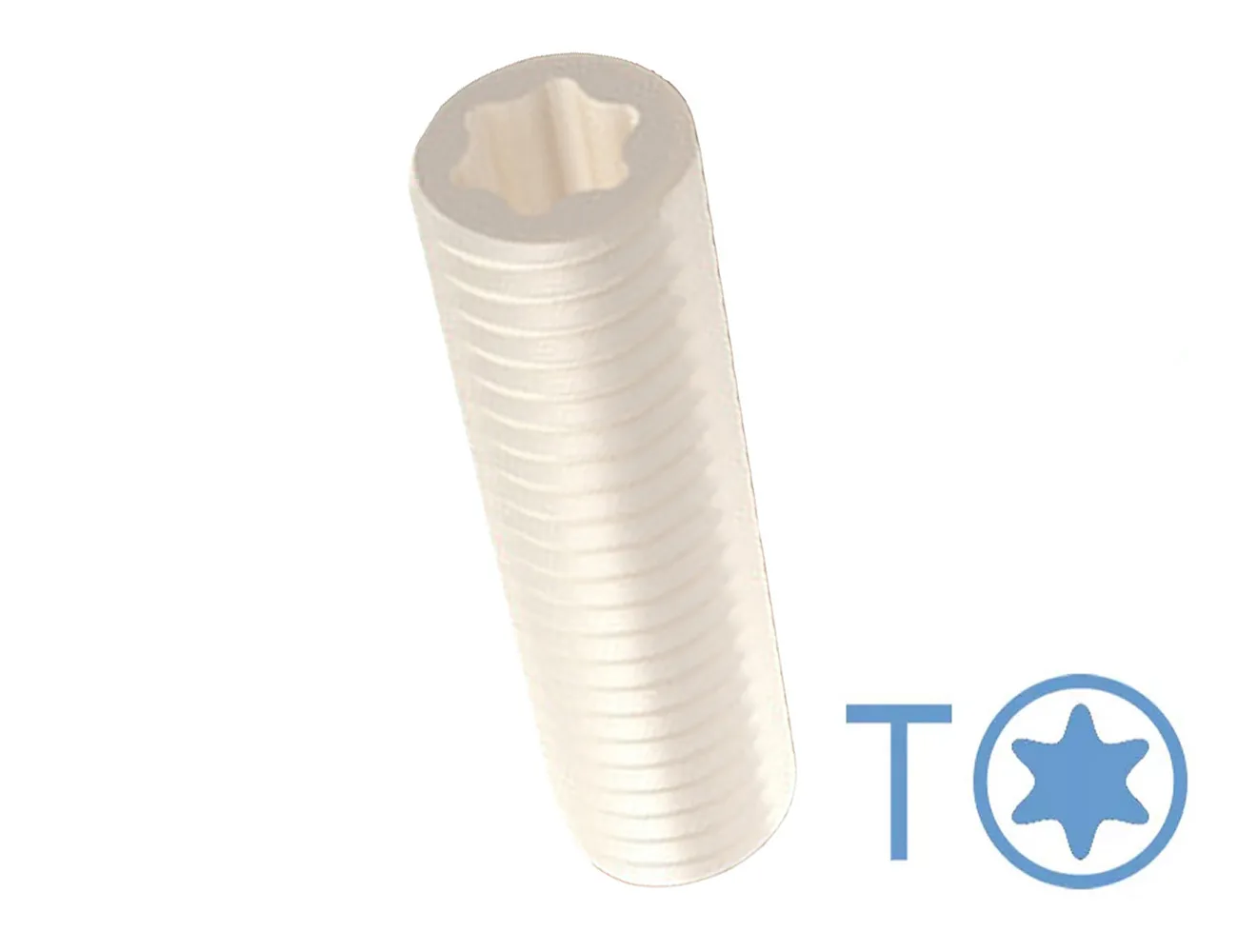 Tornillo prisionero estrella - DIN 913 (ISO 4026) - plástico – Tornillos y pernos de plástico