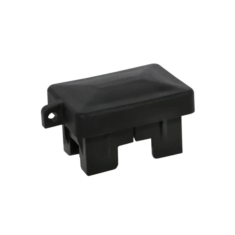 Tapón rectangular con ojal PP 60x40mm - Negro intenso
