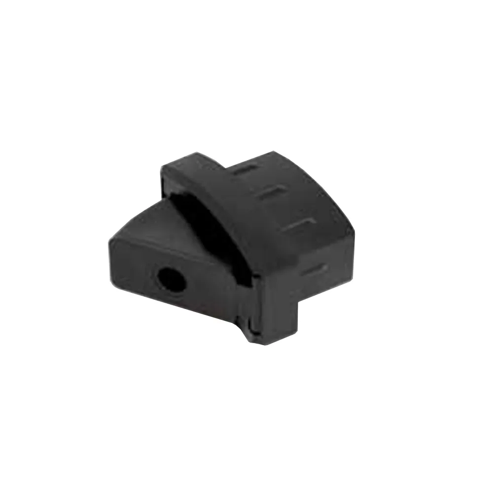 Conector para valla de barrotes PA 60x40mm - 2 partes - ángulo variable máx. 45 ° - Negro intenso imagen 2