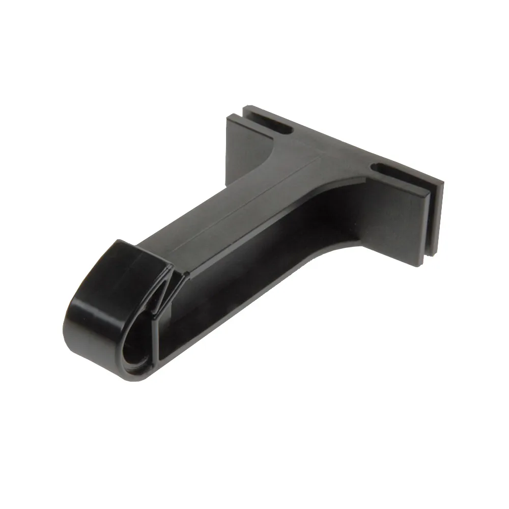 Aislador distanciador para paneles de malla 6/5/6 y 8/6/8 - horizontal - clipsable - Negro intenso
